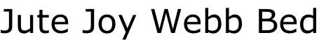 Jute Joy Webb Bed